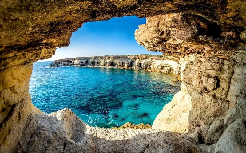 Sea Cave Cyprus